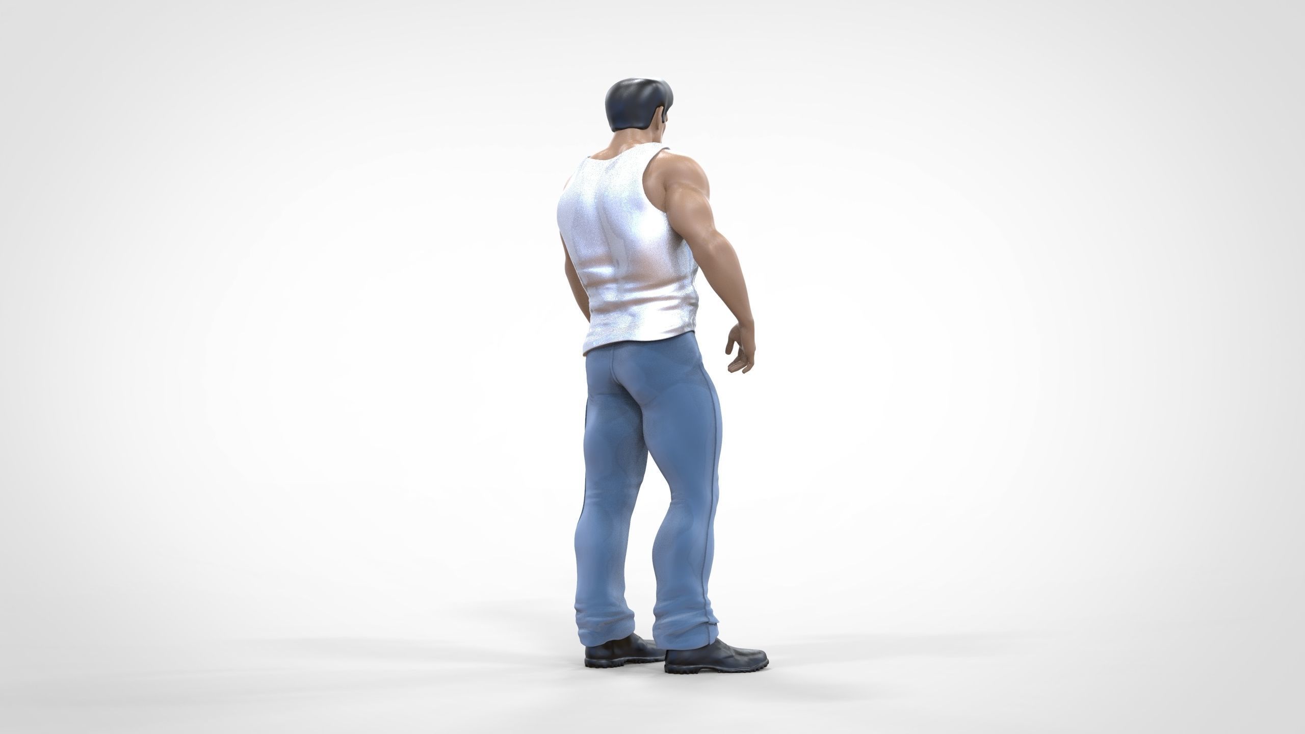 N1 Body Builder 1 64 Miniature  Standing 3D print model_5