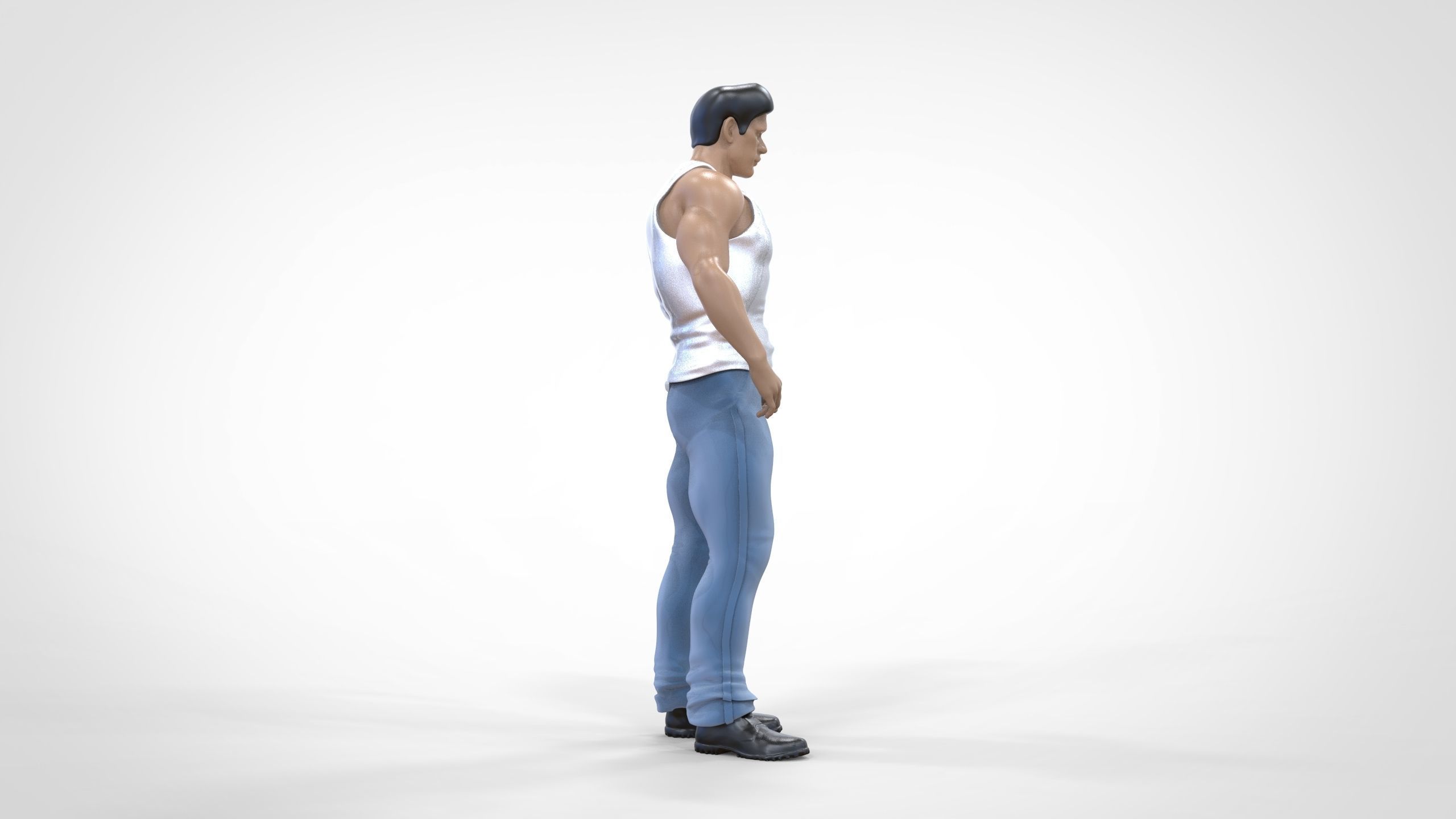 N1 Body Builder 1 64 Miniature  Standing 3D print model_3