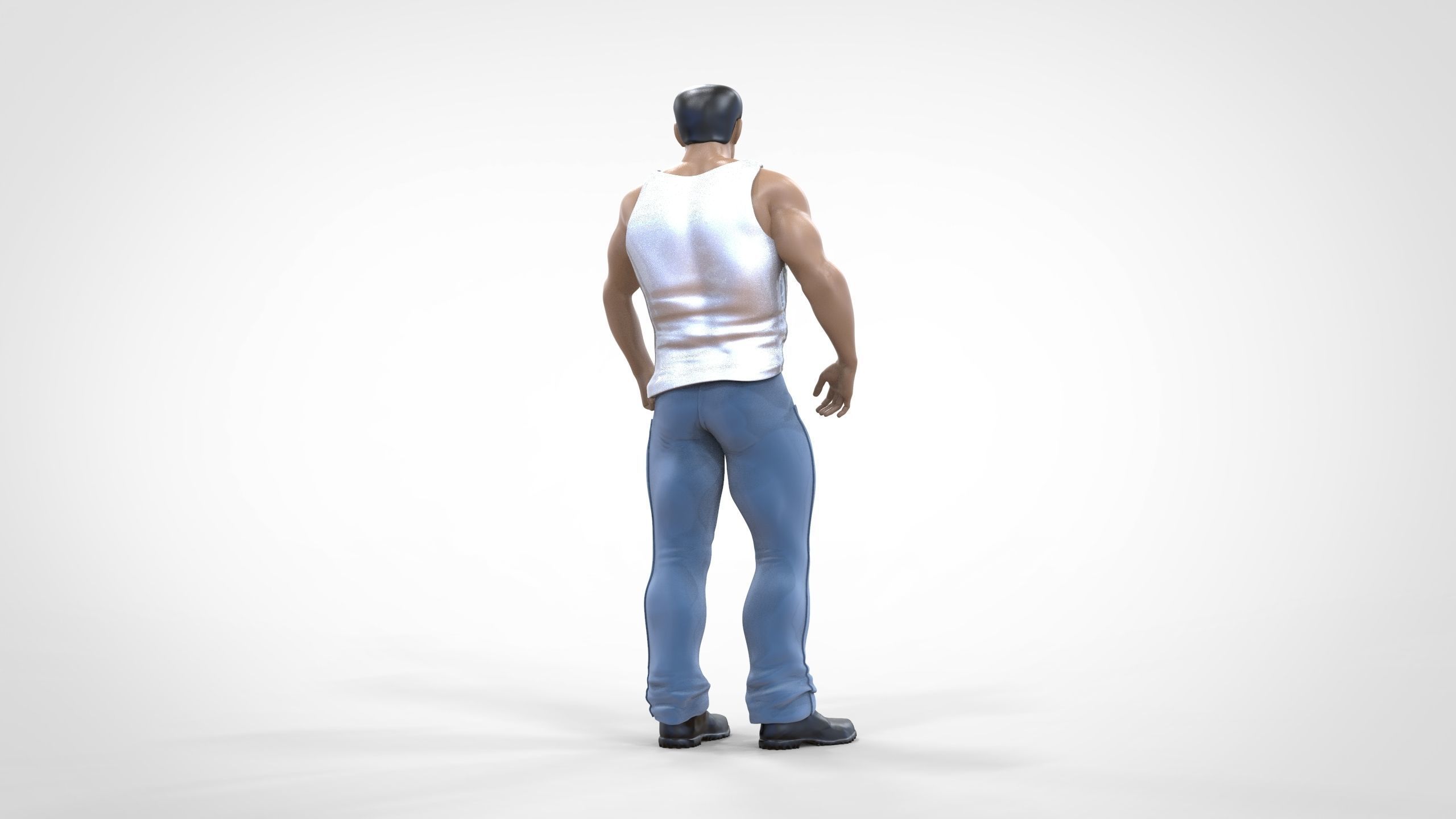 N1 Body Builder 1 64 Miniature  Standing 3D print model_6