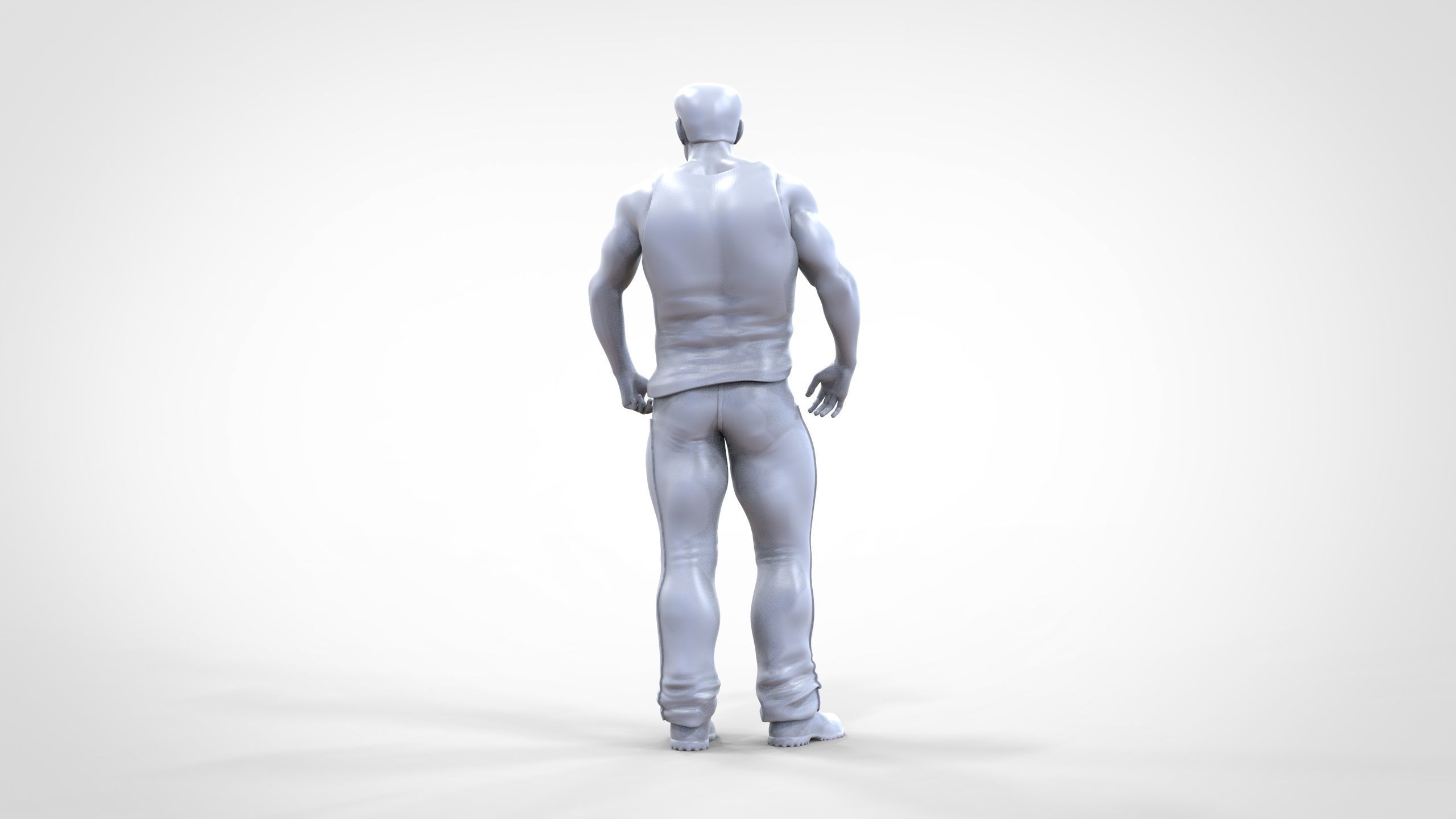 N1 Body Builder 1 64 Miniature  Standing 3D print model_20
