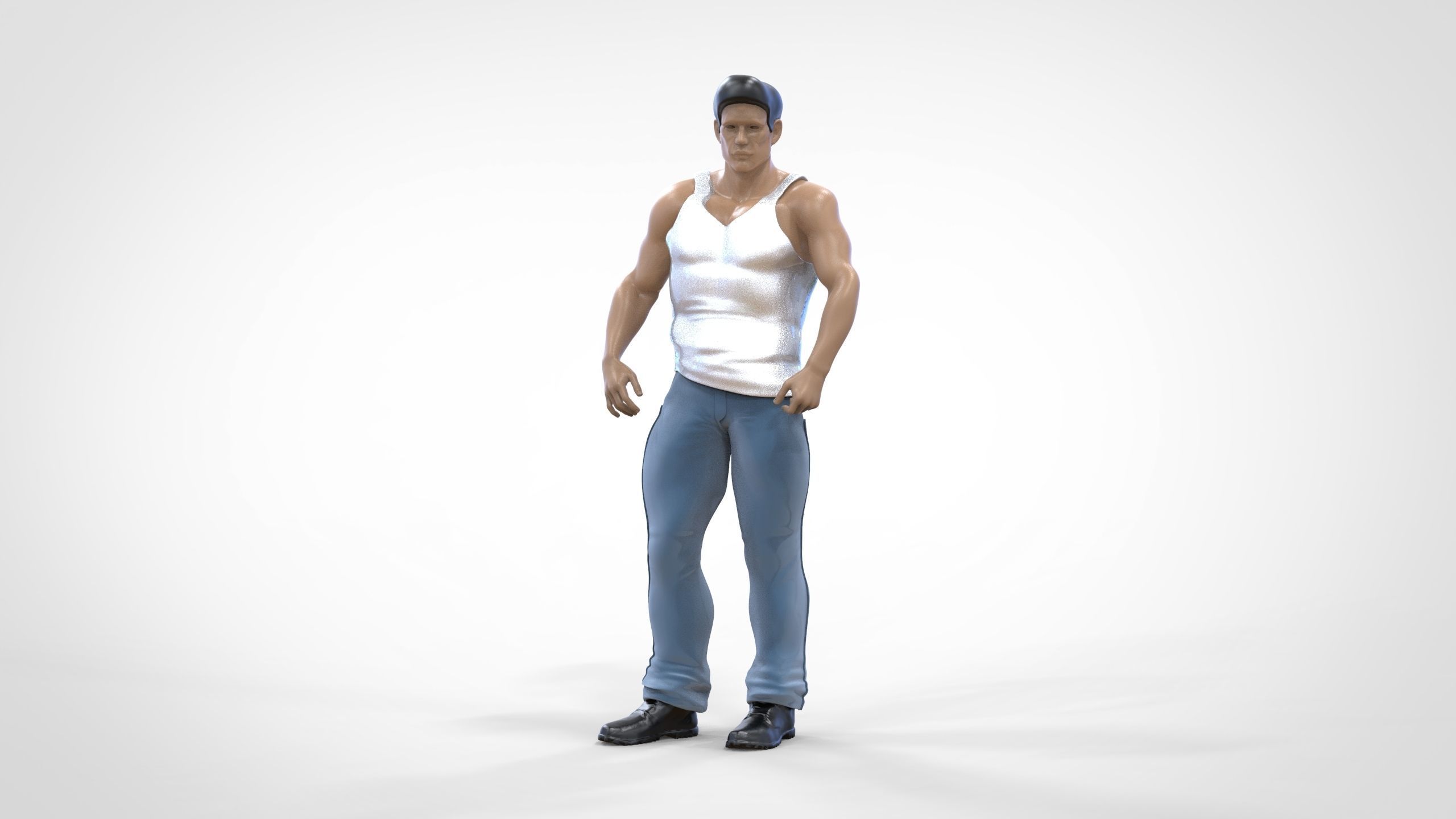 N1 Body Builder 1 64 Miniature  Standing 3D print model_16