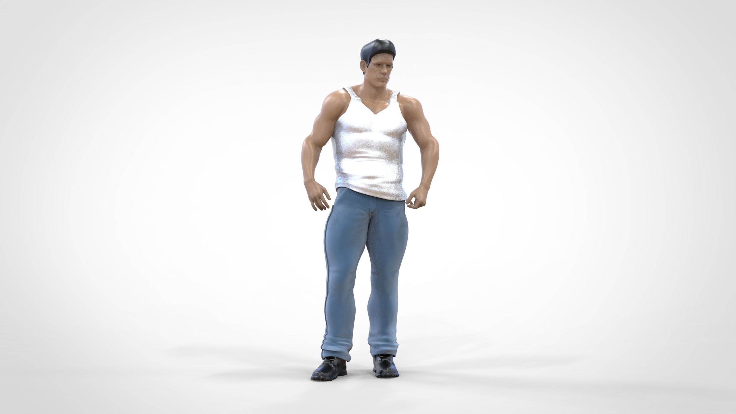 N1 Body Builder 1 64 Miniature  Standing 3D print model_18