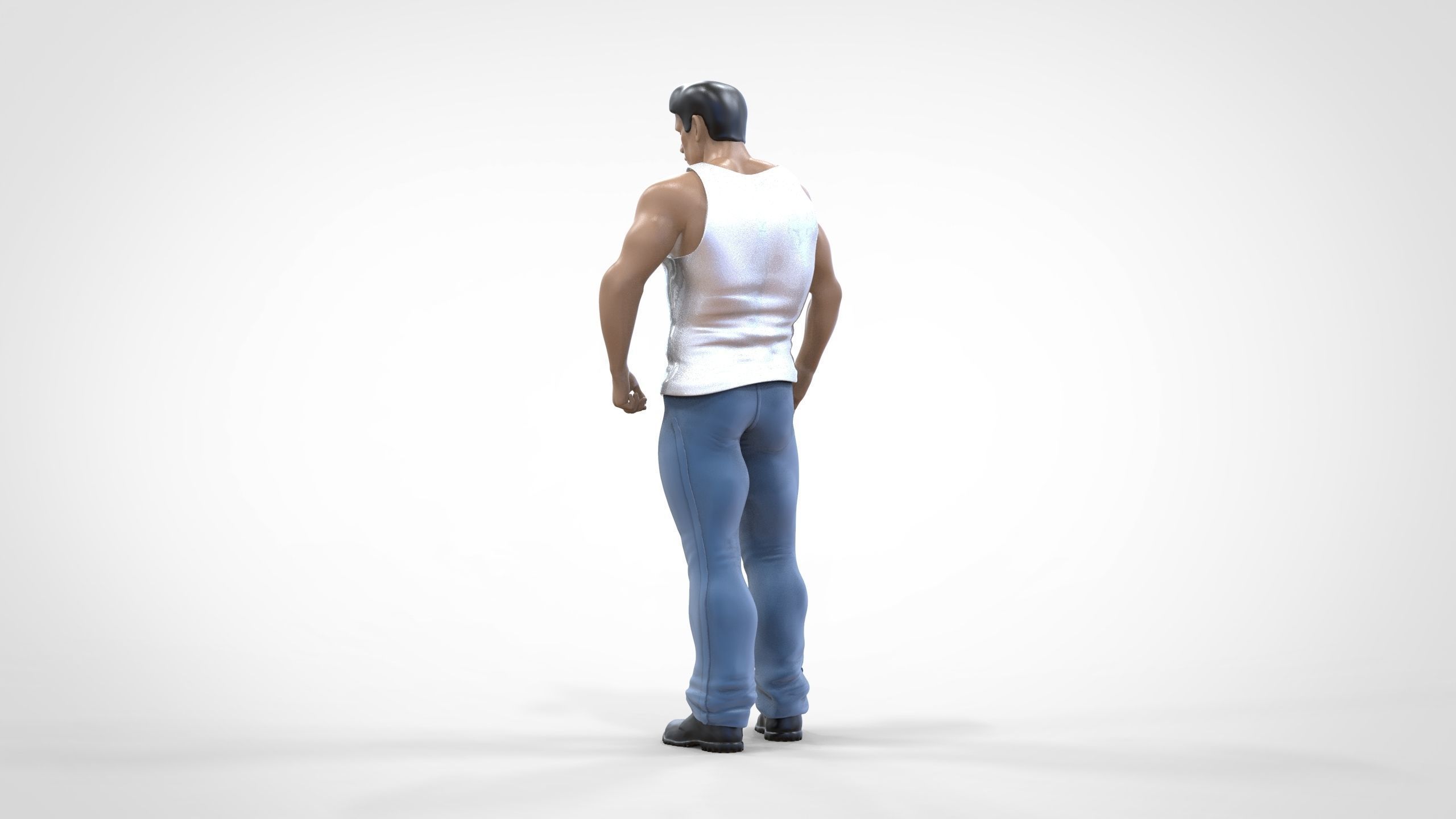 N1 Body Builder 1 64 Miniature  Standing 3D print model_9
