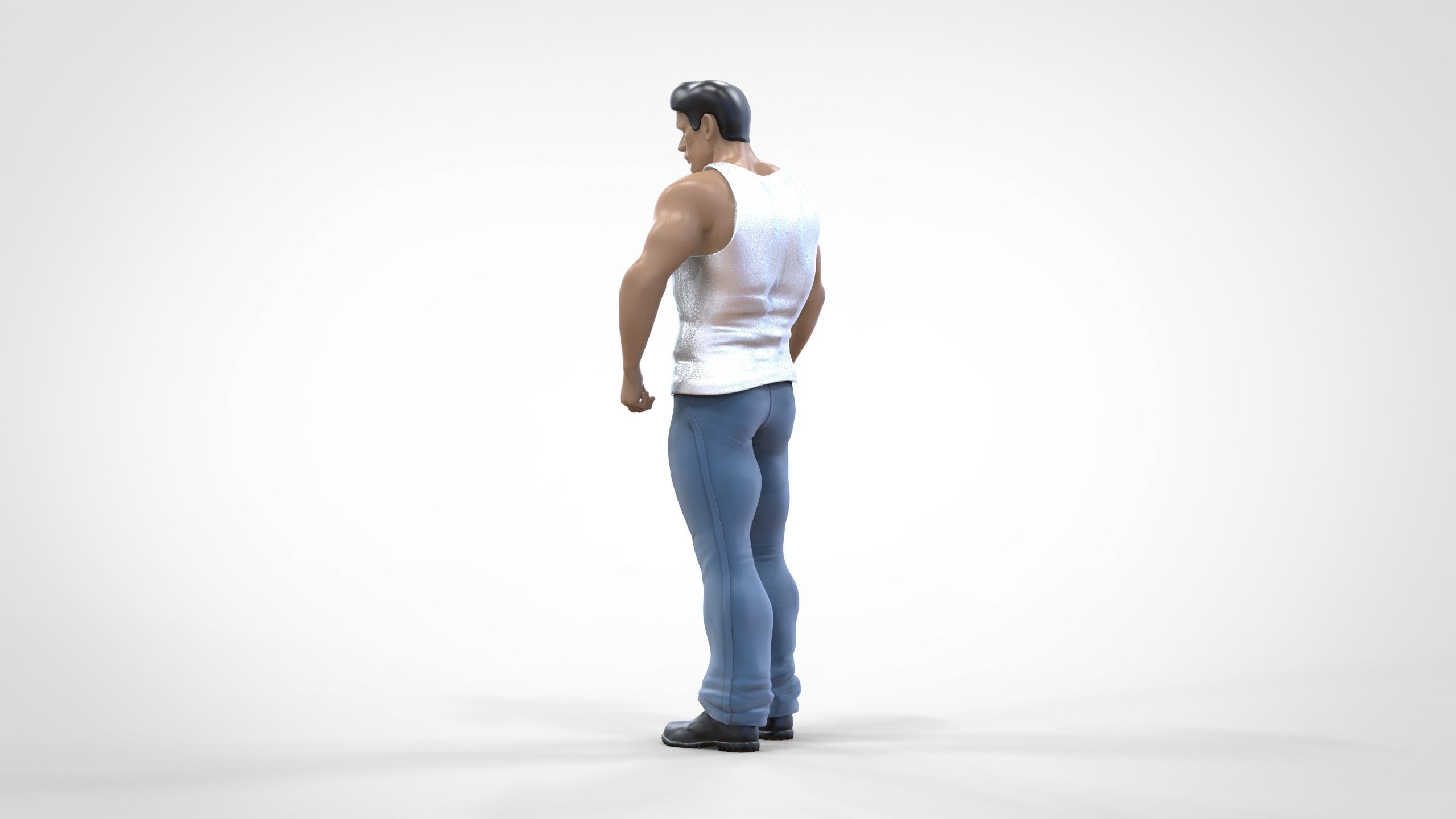 N1 Body Builder 1 64 Miniature  Standing 3D print model_10