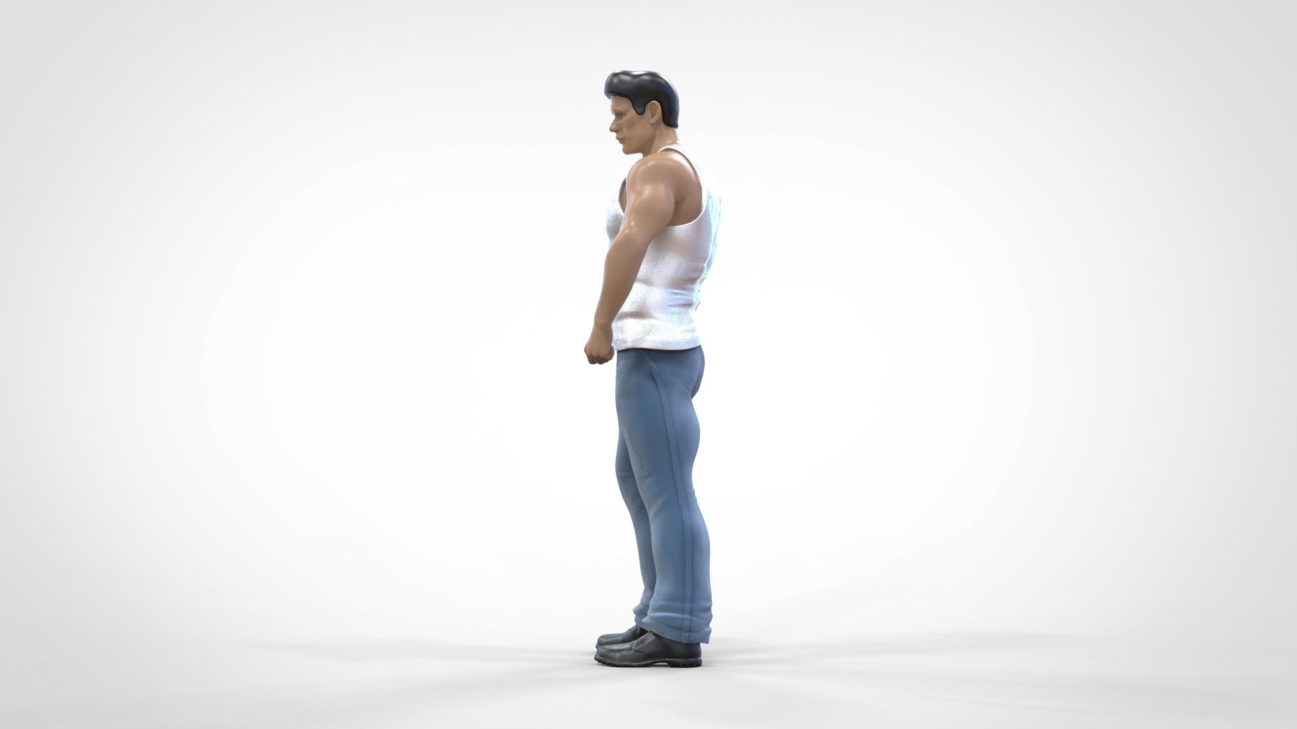 N1 Body Builder 1 64 Miniature  Standing 3D print model_12