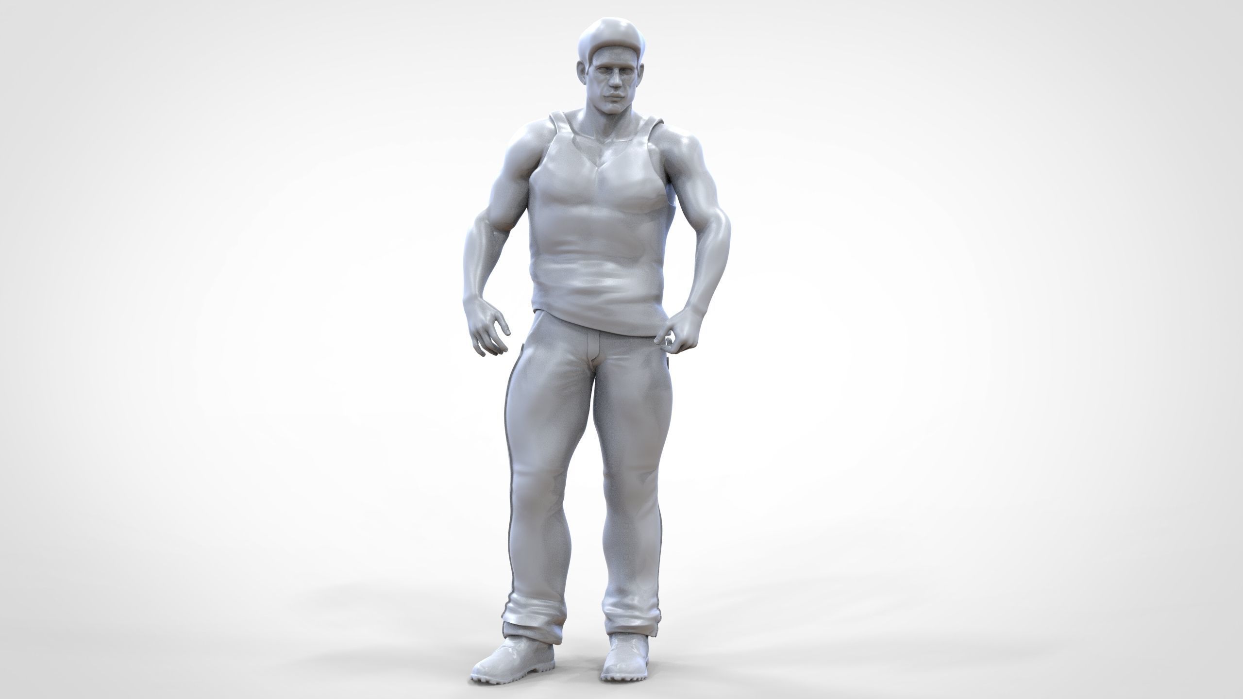 N1 Body Builder 1 64 Miniature  Standing 3D print model_26