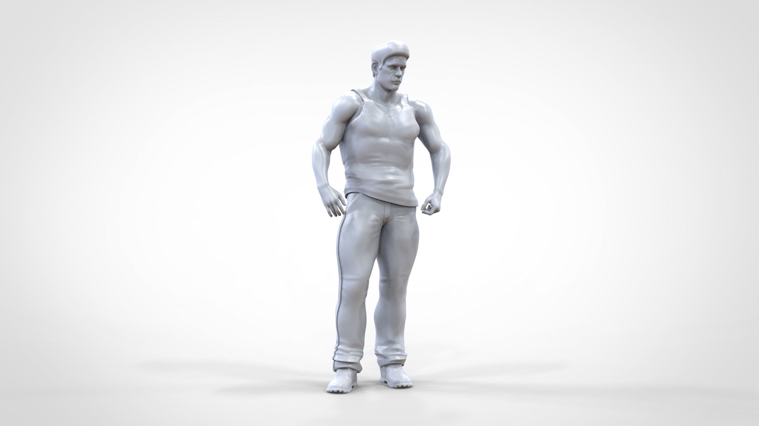 N1 Body Builder 1 64 Miniature  Standing 3D print model_25