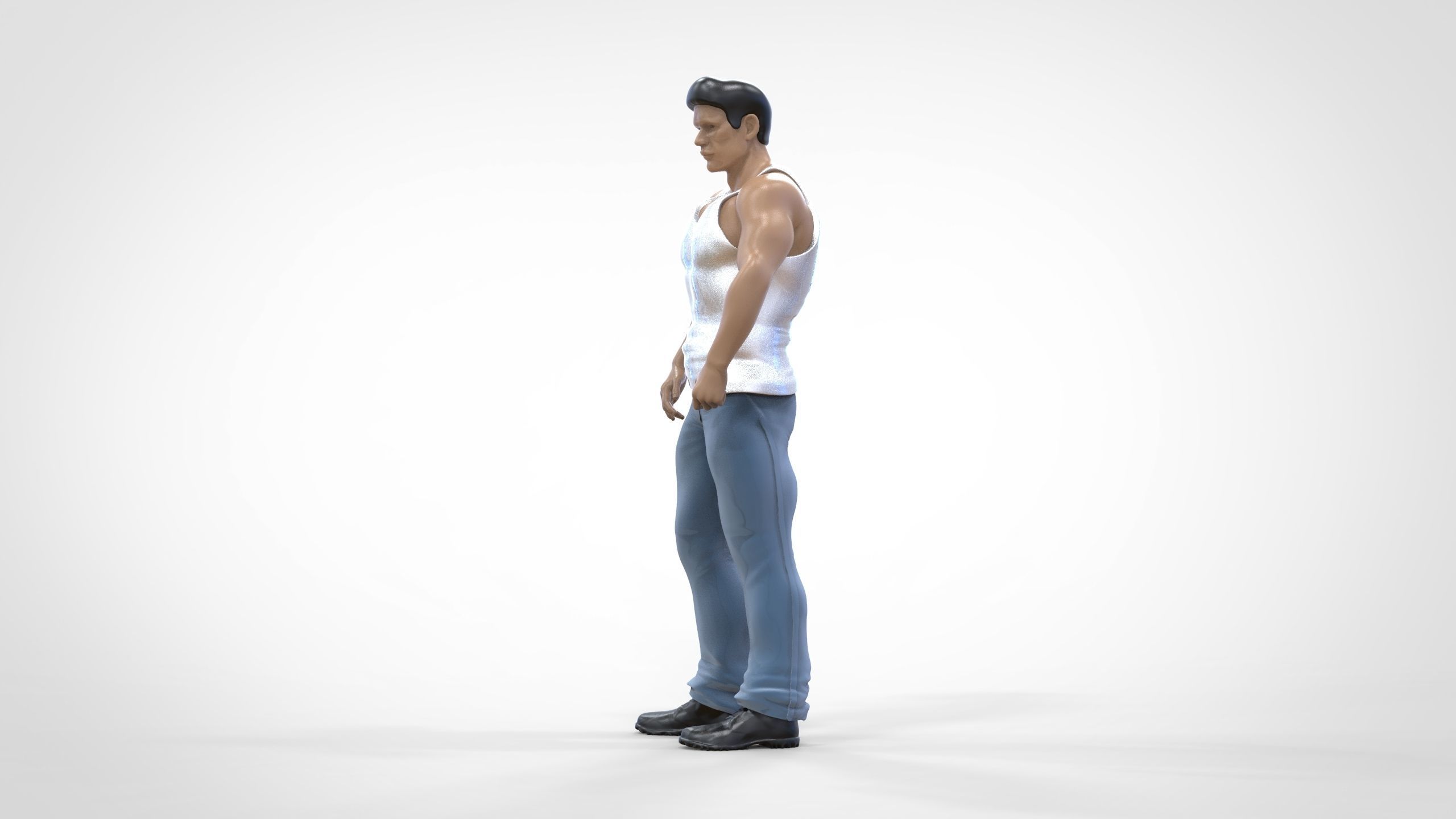 N1 Body Builder 1 64 Miniature  Standing 3D print model_13