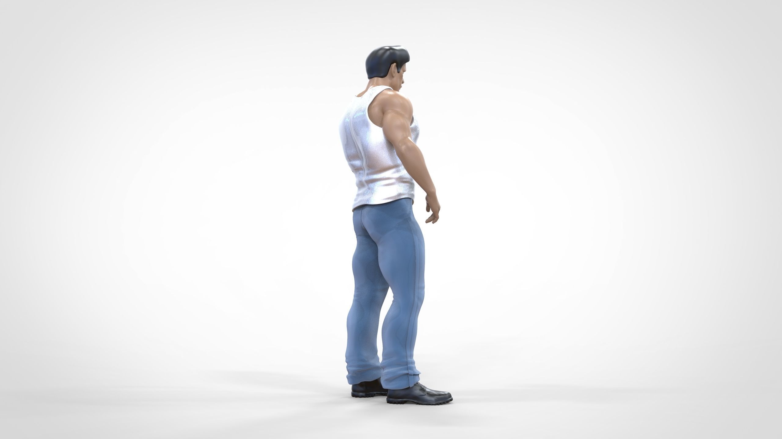 N1 Body Builder 1 64 Miniature  Standing 3D print model_4