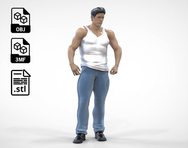 N1 Body Builder 1 64 Miniature  Standing 3D print model