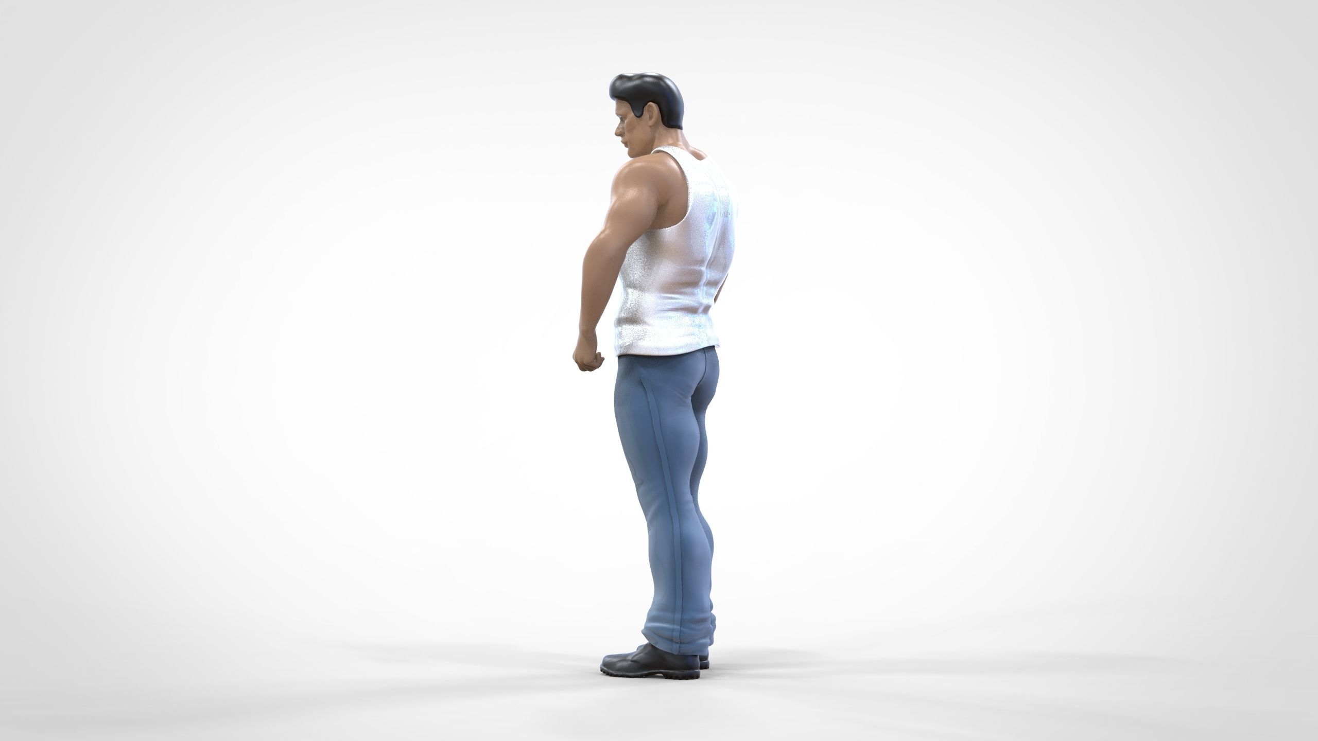 N1 Body Builder 1 64 Miniature  Standing 3D print model_11