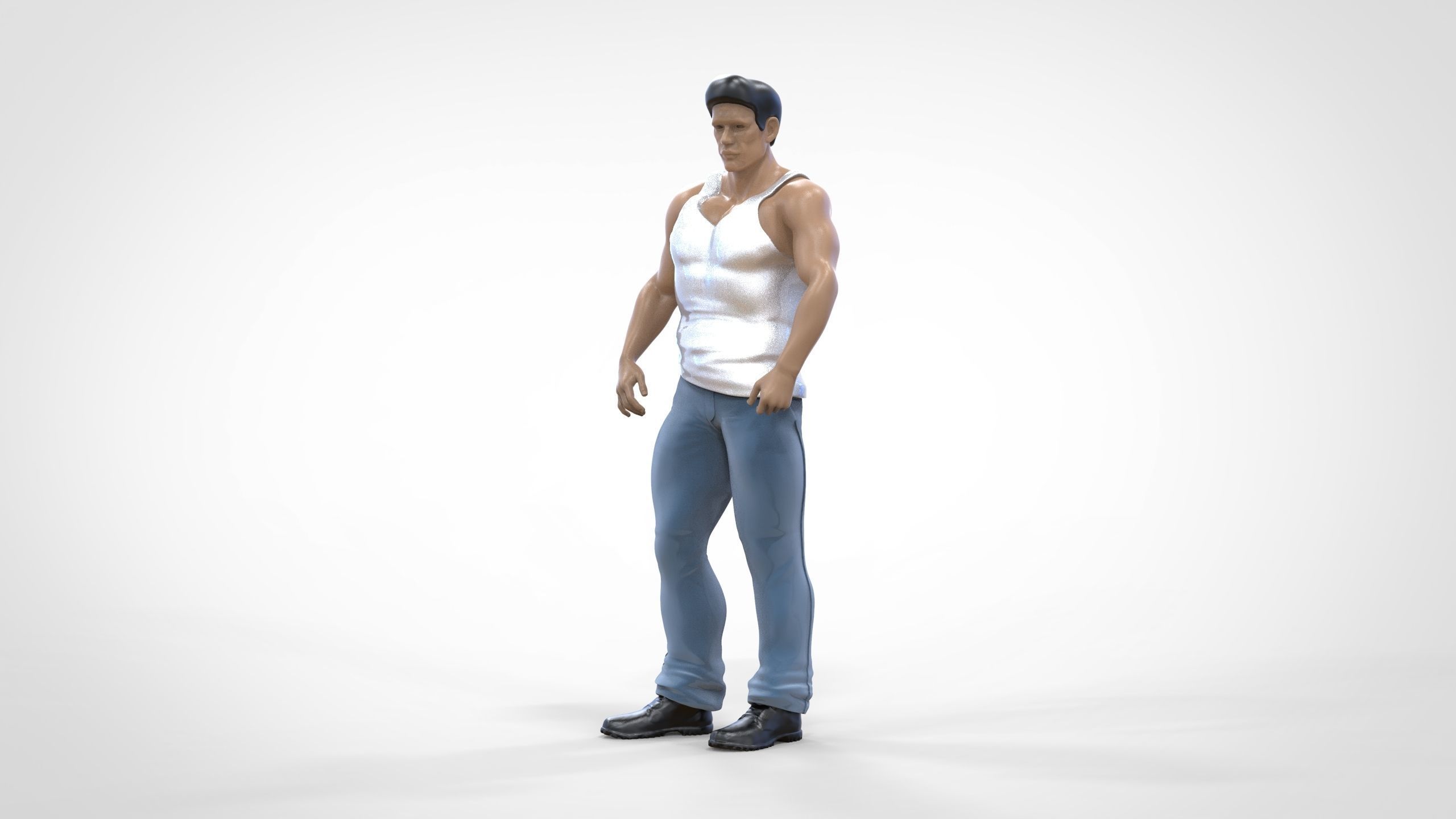N1 Body Builder 1 64 Miniature  Standing 3D print model_15