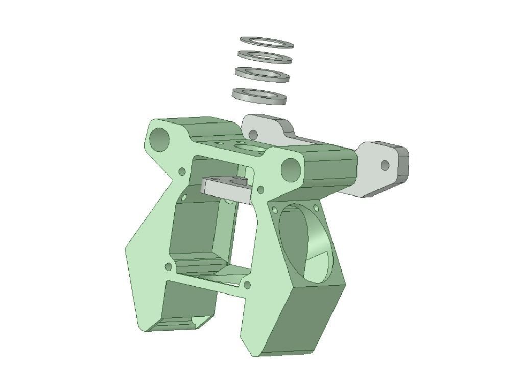 SFEvo E3dv6 - i3 mega - Ultra compact cooling system 3D print model_6