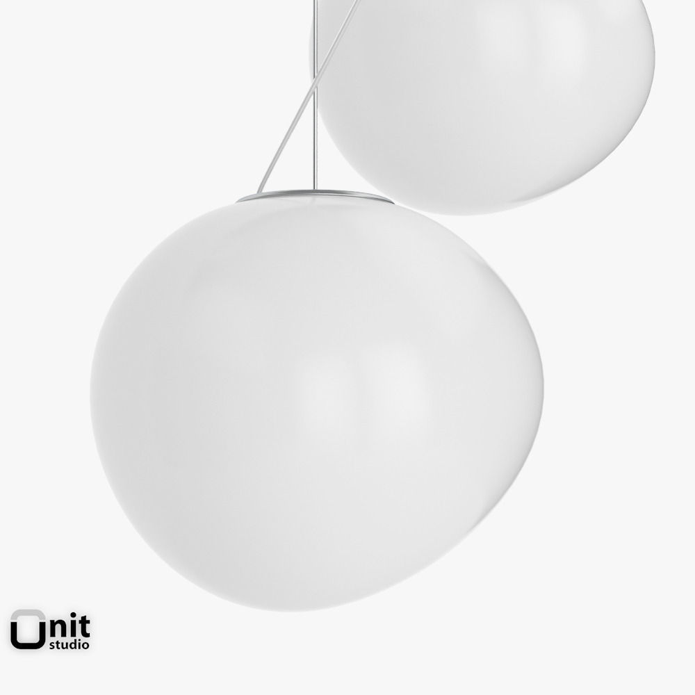 Foscarini Gregg Suspension Lamp 3D model_2