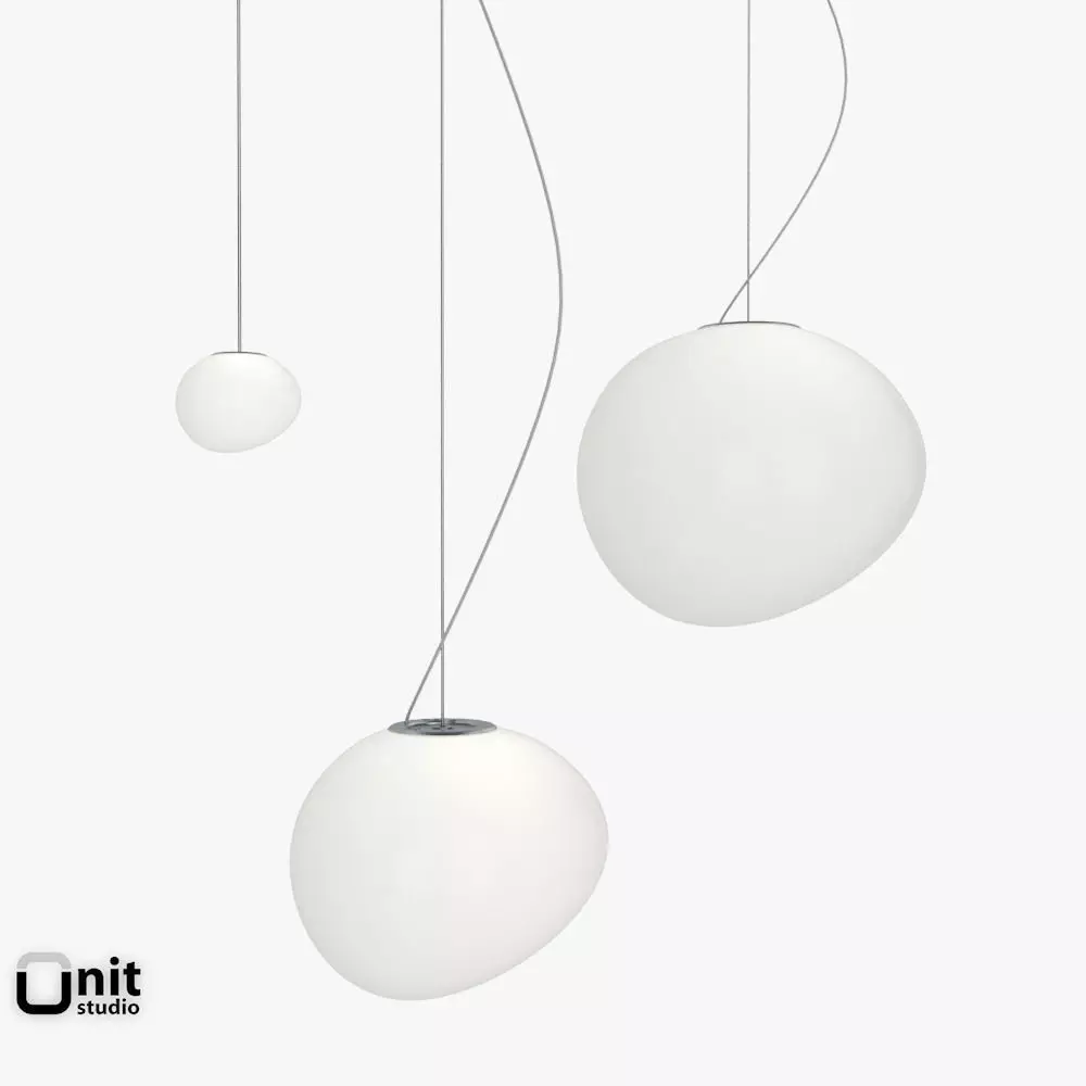 Foscarini Gregg Suspension Lamp 3D model_0