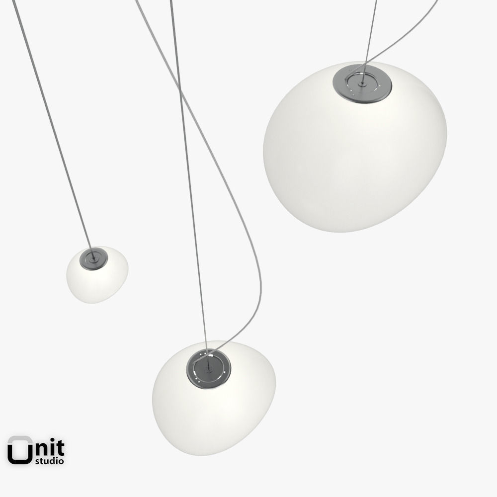 Foscarini Gregg Suspension Lamp 3D model_1