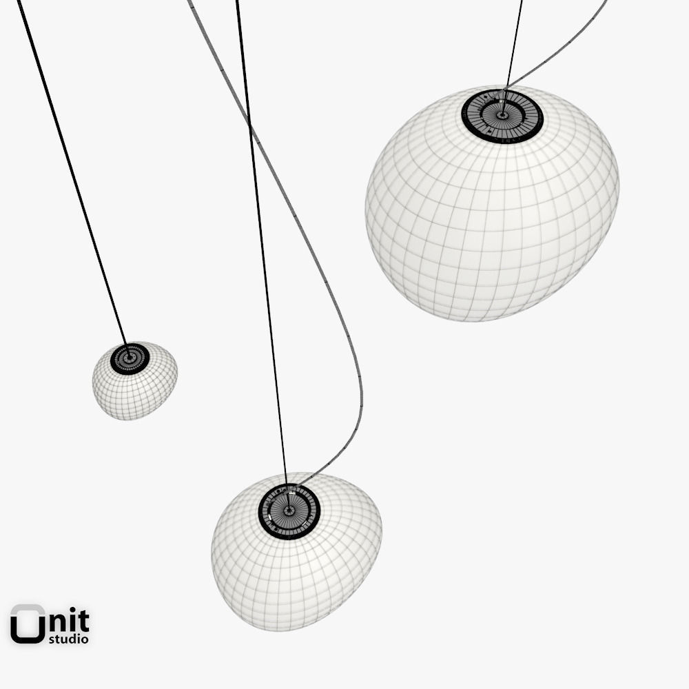 Foscarini Gregg Suspension Lamp 3D model_8