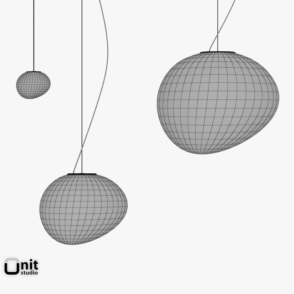 Foscarini Gregg Suspension Lamp 3D model_7