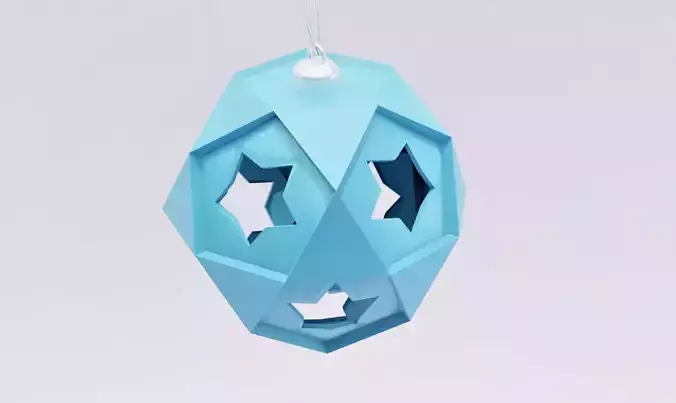 Soft blue Christmas  Ball