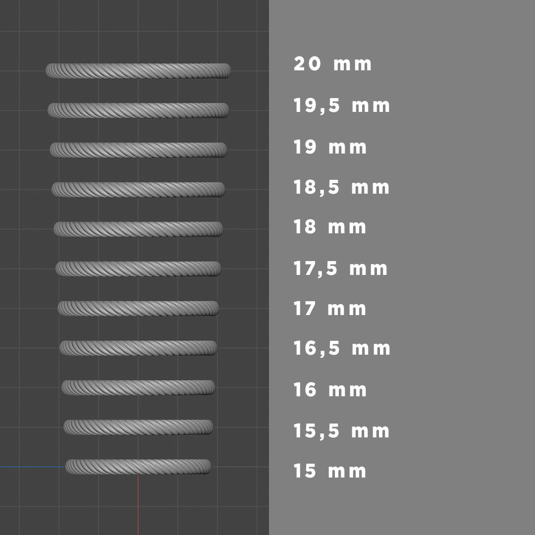 David Yurmann Inspired 1 Ring 3D print model_3