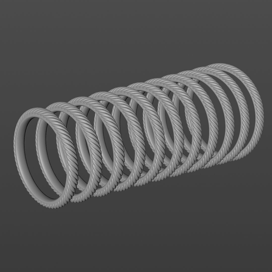 David Yurmann Inspired 1 Ring 3D print model_1