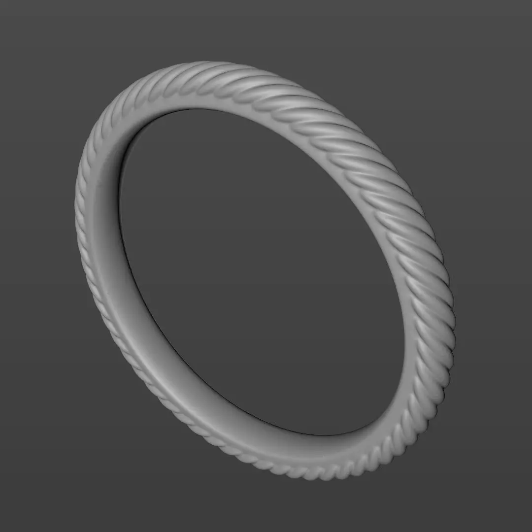 David Yurmann Inspired 1 Ring 3D print model_0