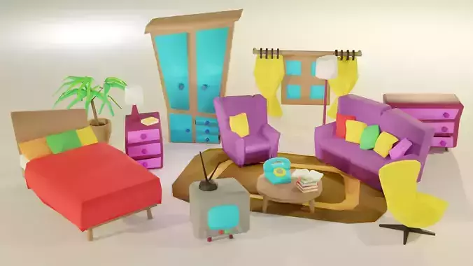 Cartoon Bedroom Funiture