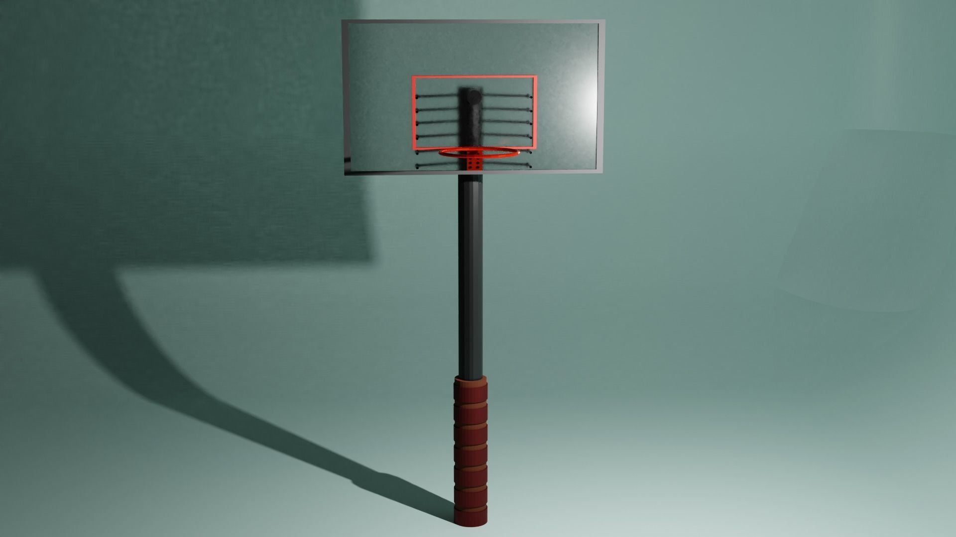 Basket Ball Hoop 3D model_1
