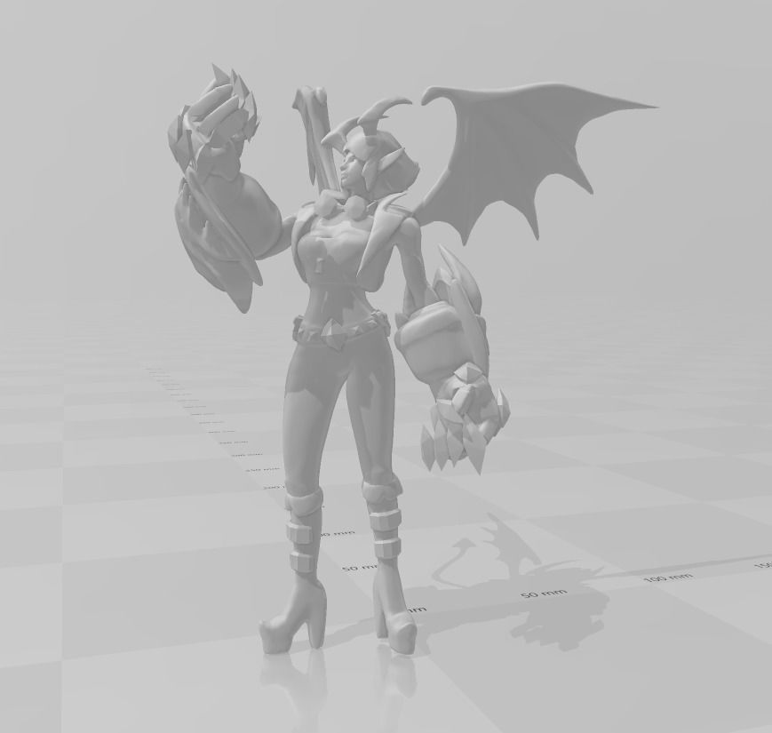 Demon VI 3D Model 3D print model_1