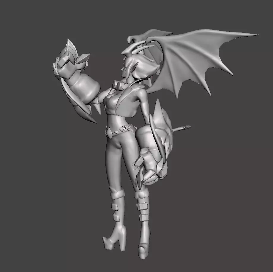 Demon VI 3D Model 3D print model_0