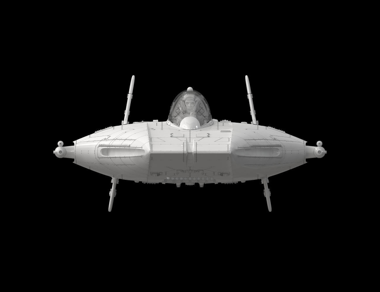 Star Wars Return of the Jedi A Wing 3D STL Printable Files 3D print model_7