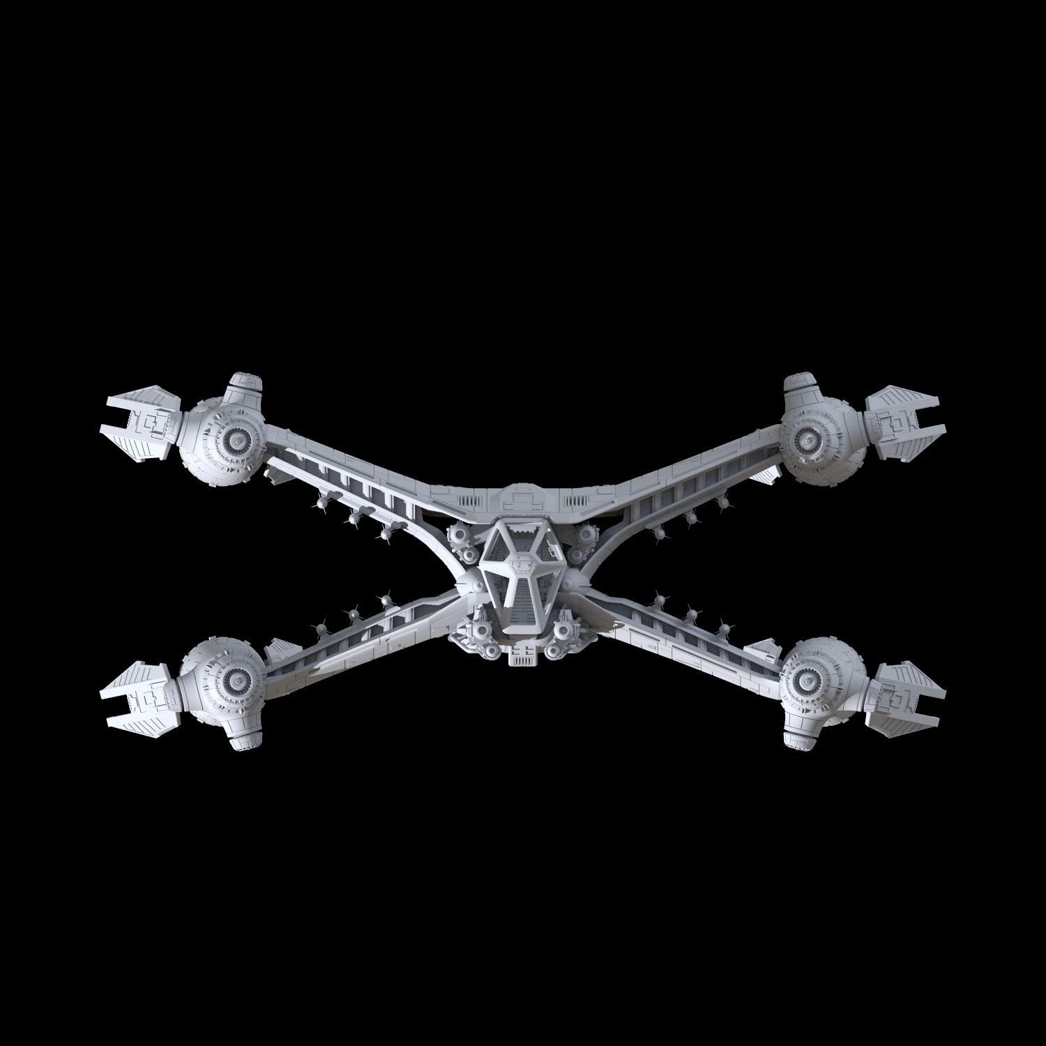 Babylon 5 StarFury Starfighter 3D STL Printable Files  3D print model_4