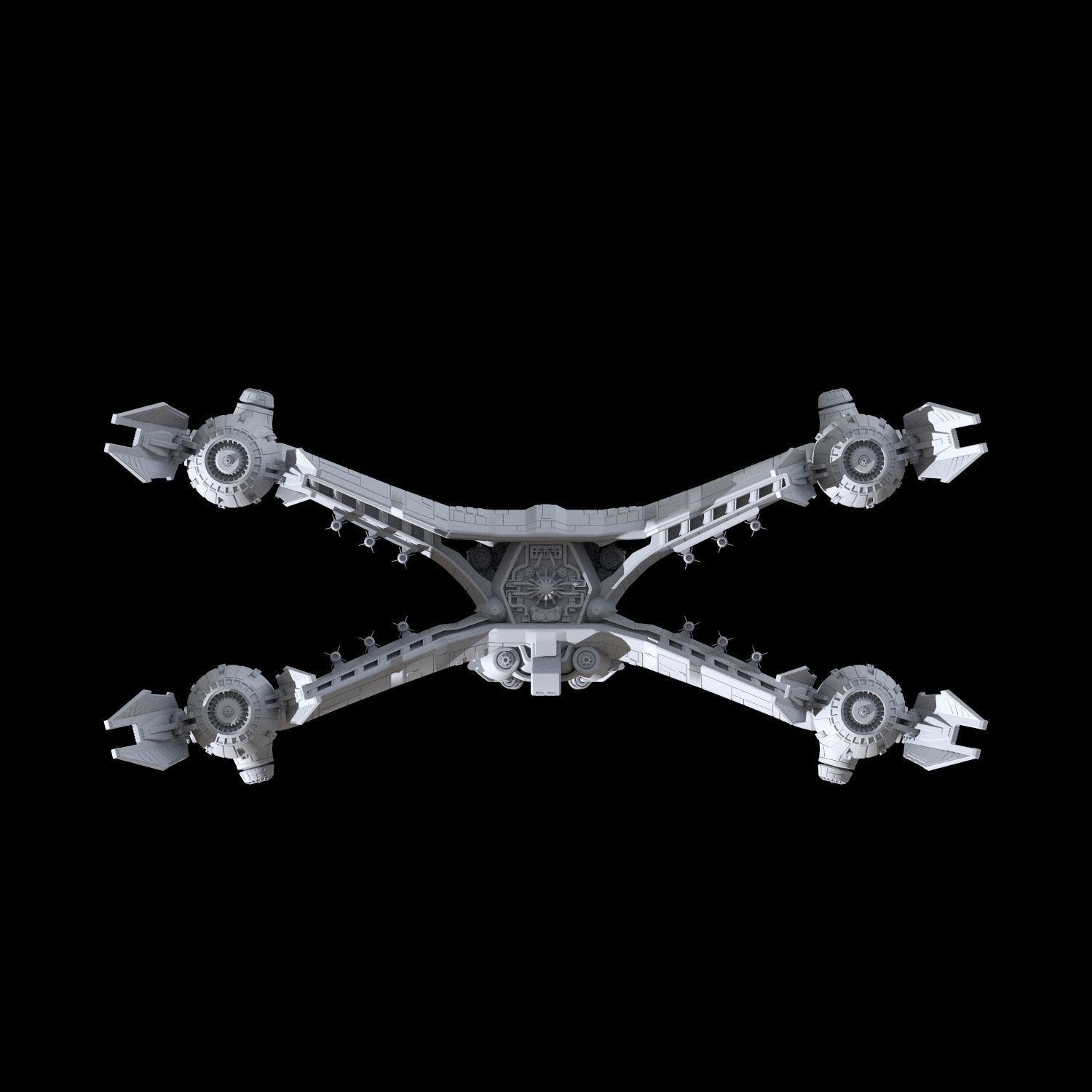 Babylon 5 StarFury Starfighter 3D STL Printable Files  3D print model_6