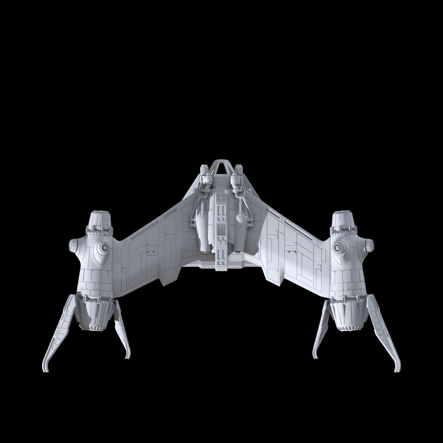 Babylon 5 StarFury Starfighter 3D STL Printable Files  3D print model_5