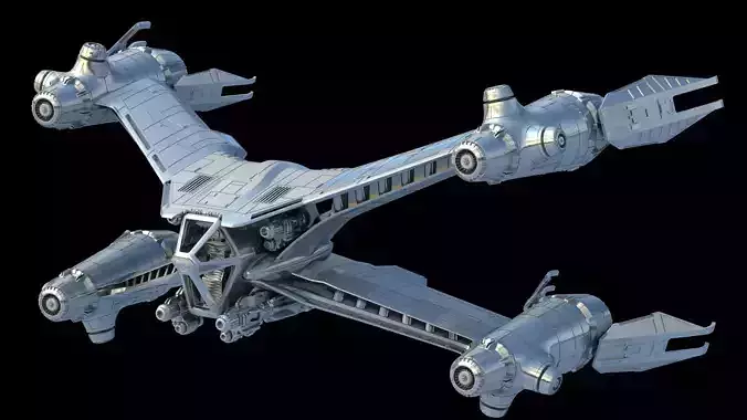 Babylon 5 StarFury Starfighter 3D STL Printable Files  3D print model