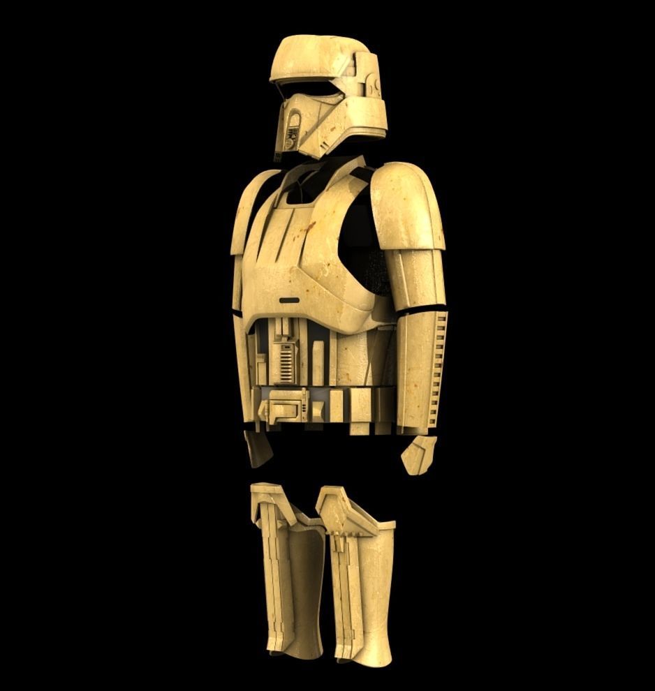 Star Wars Rogue One Shoretrooper 3D STL Print files 3D print model_1