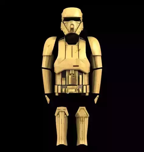 Star Wars Rogue One Shoretrooper 3D STL Print files 3D print model