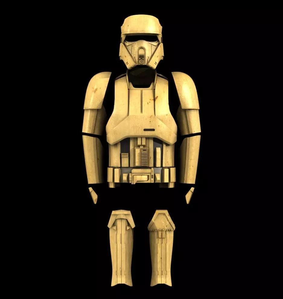 Star Wars Rogue One Shoretrooper 3D STL Print files 3D print model_0
