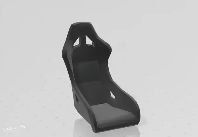 Low Poly Racing Seat