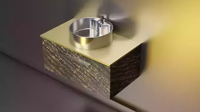Modern Sink 3D model