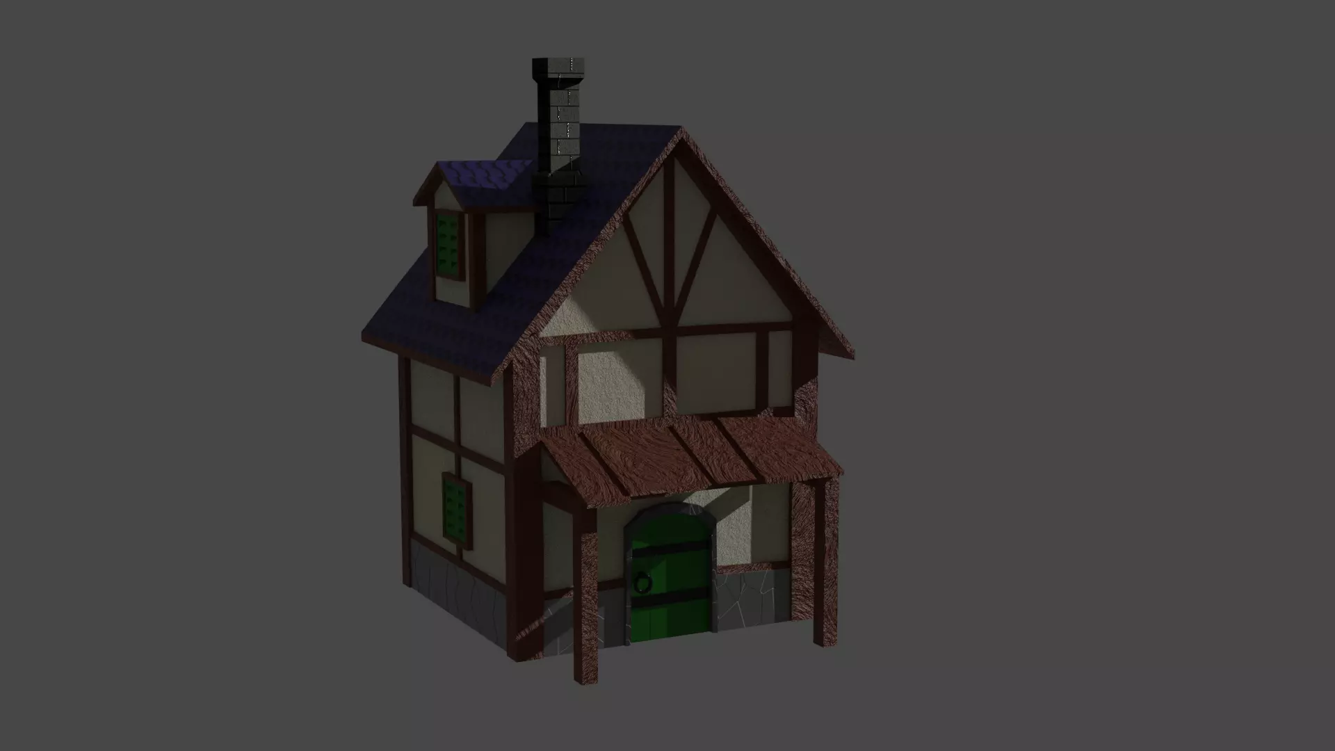 Bad House Free 3D model_0