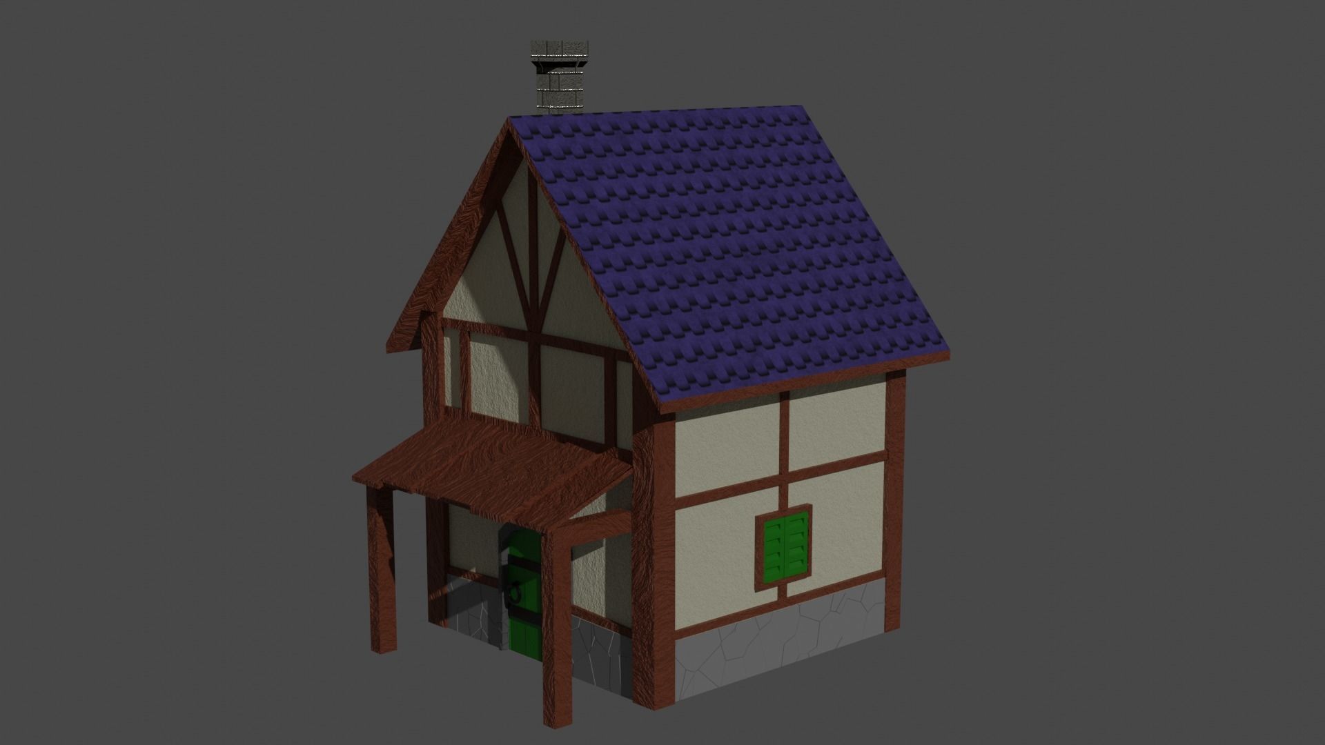 Bad House Free 3D model_1