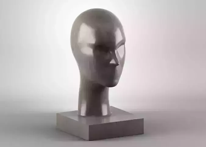 Modern concept head sculpture 3d print model 3D print model