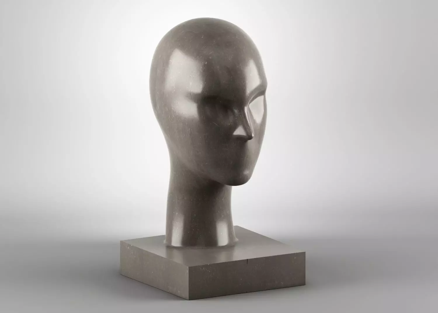 Modern concept head sculpture 3d print model 3D print model