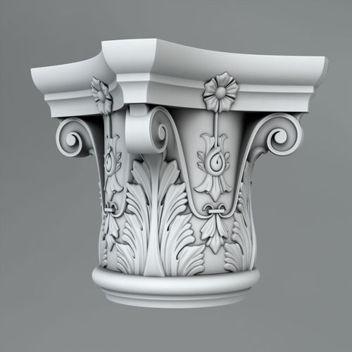Pilaster Capitals 3D model