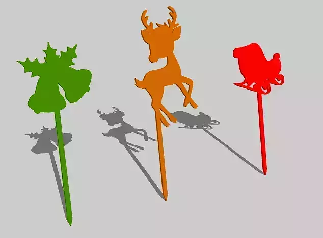 Christmas Skewers  3D print model