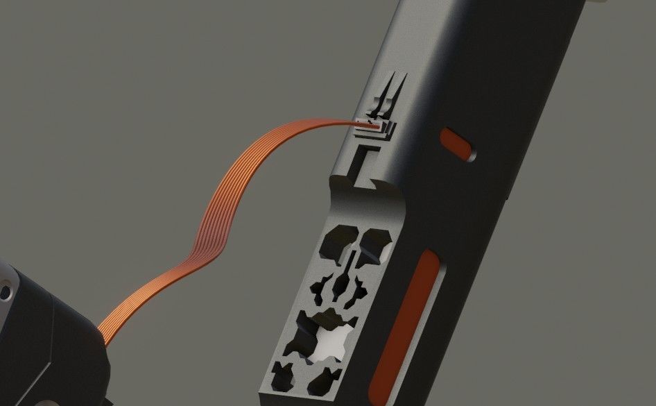 Robot arm  prosthesis manipulator 3D model_8