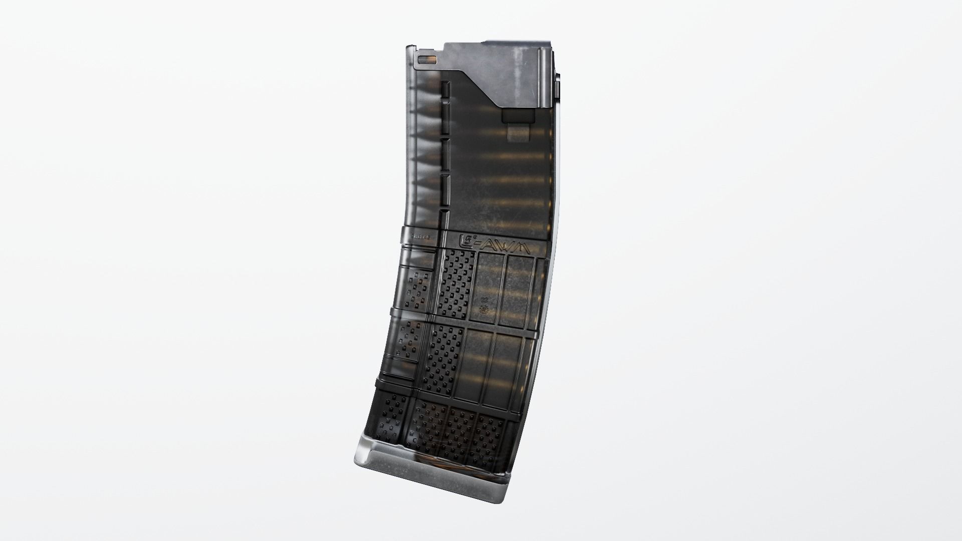 Lancer L5AWM 30 Round M4 Magazine Free low-poly 3D model_35