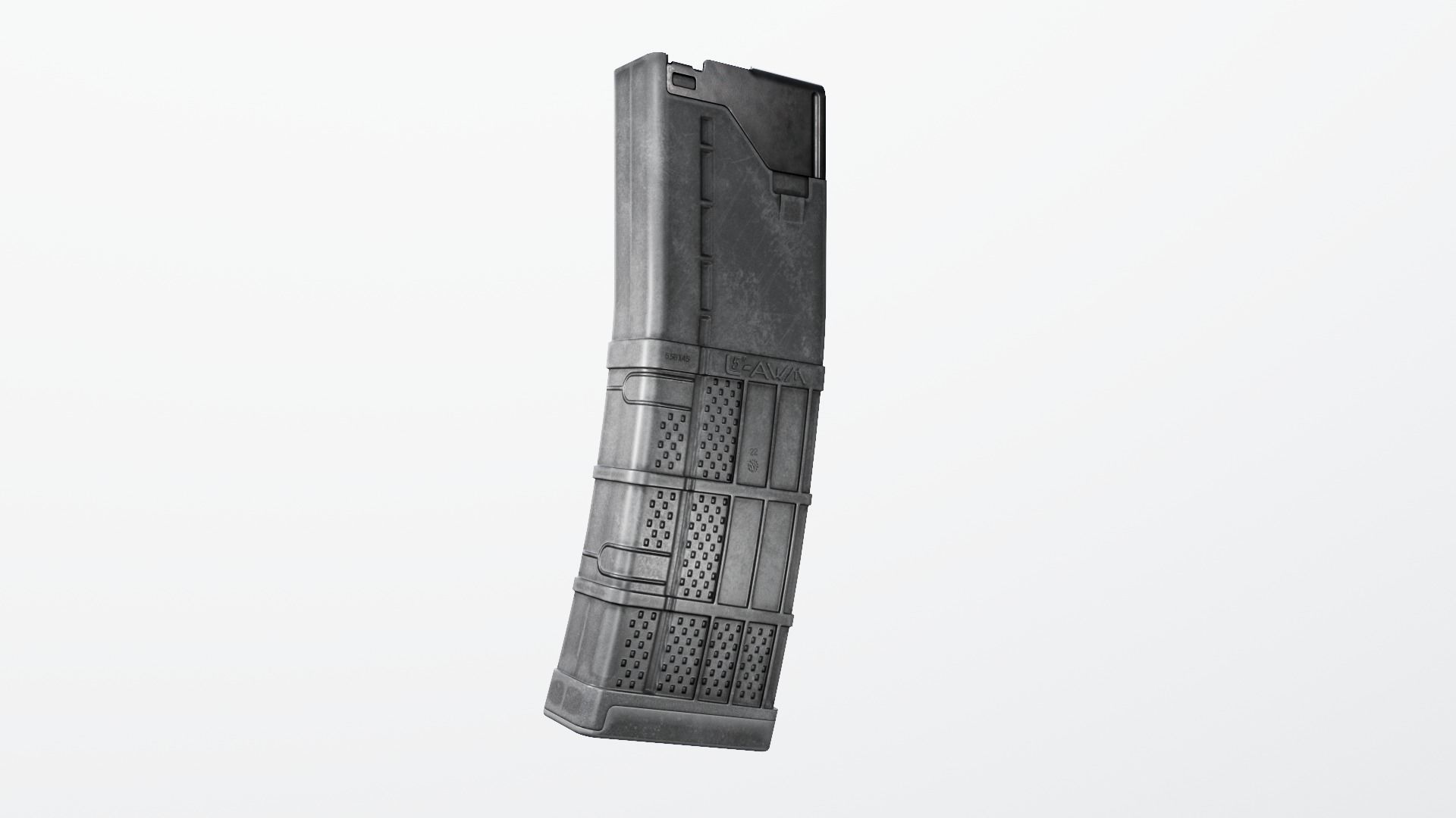 Lancer L5AWM 30 Round M4 Magazine Free low-poly 3D model_14