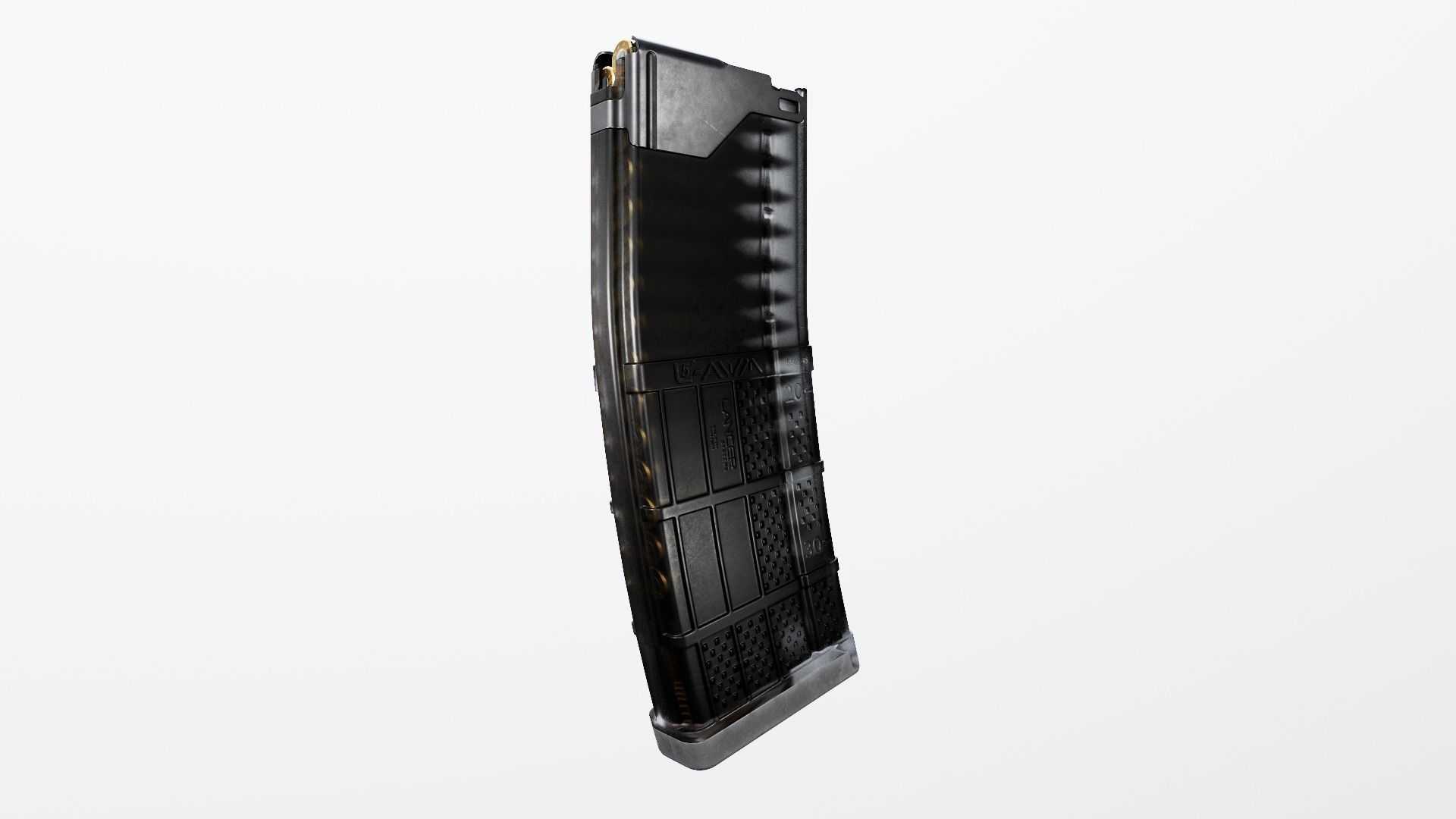 Lancer L5AWM 30 Round M4 Magazine Free low-poly 3D model_39